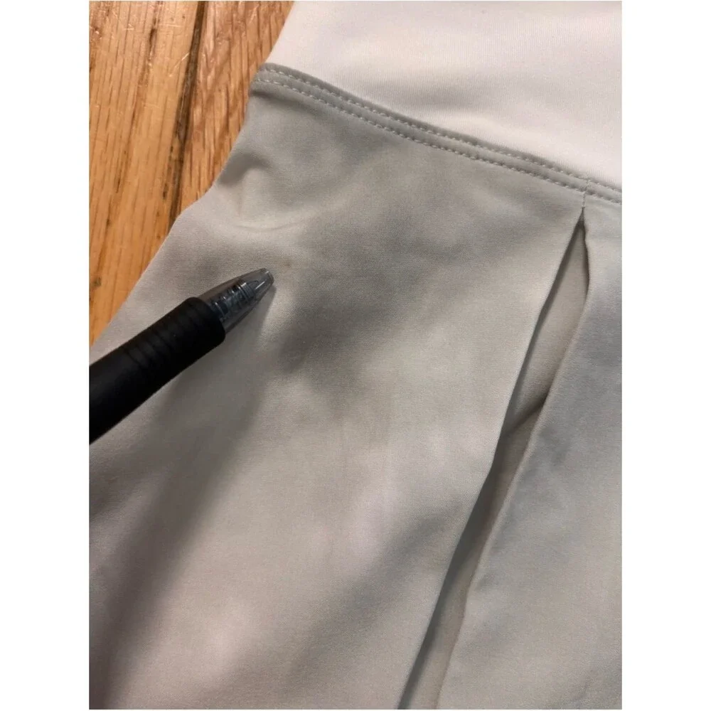 Nike Women's White & Gray Tie-Dye Tennis Skirt Preppy Athleisure Pickleball